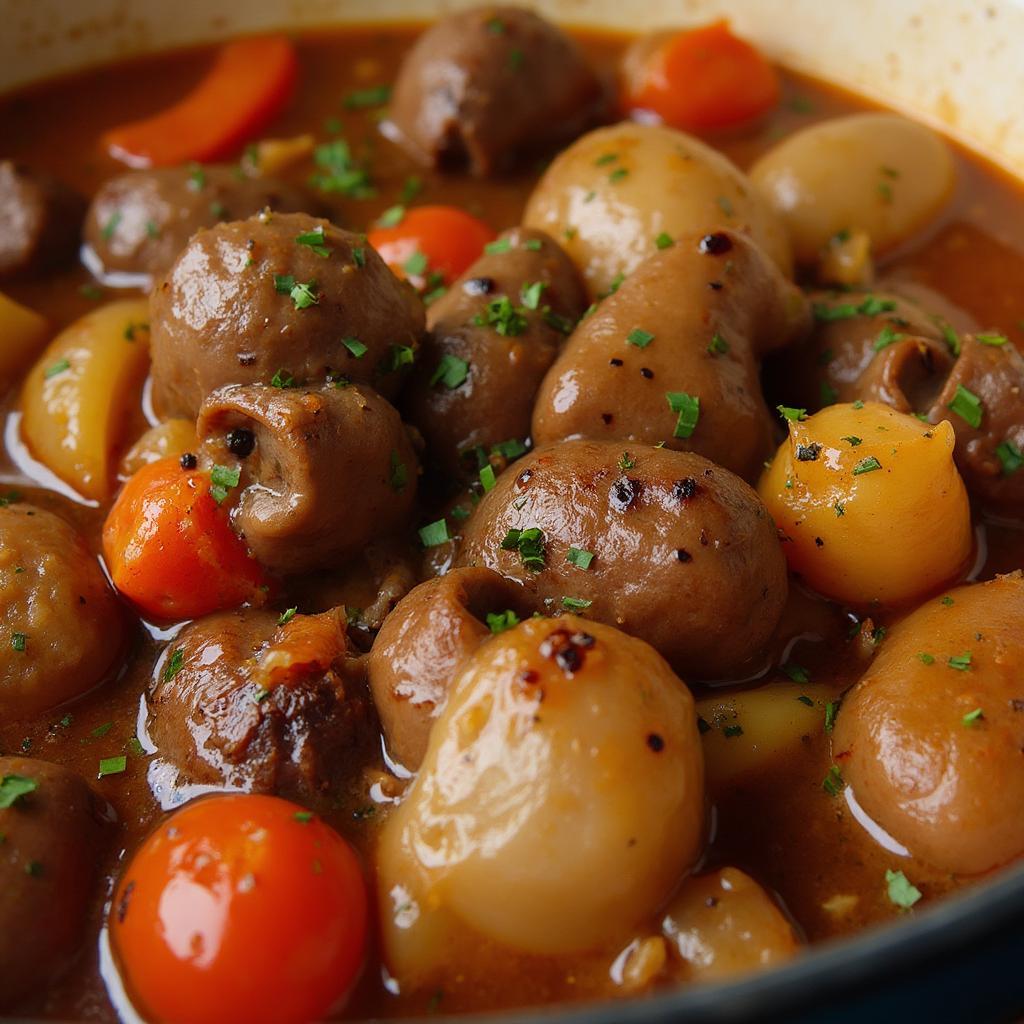 Hearty Beef Kidney Stew