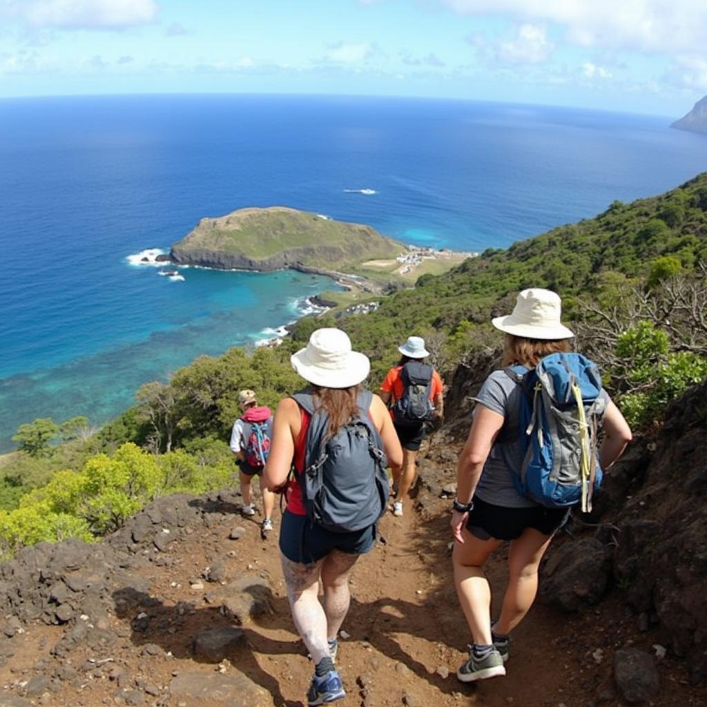 Hiking the Kaawaloa Trail to Captain Cook Monument