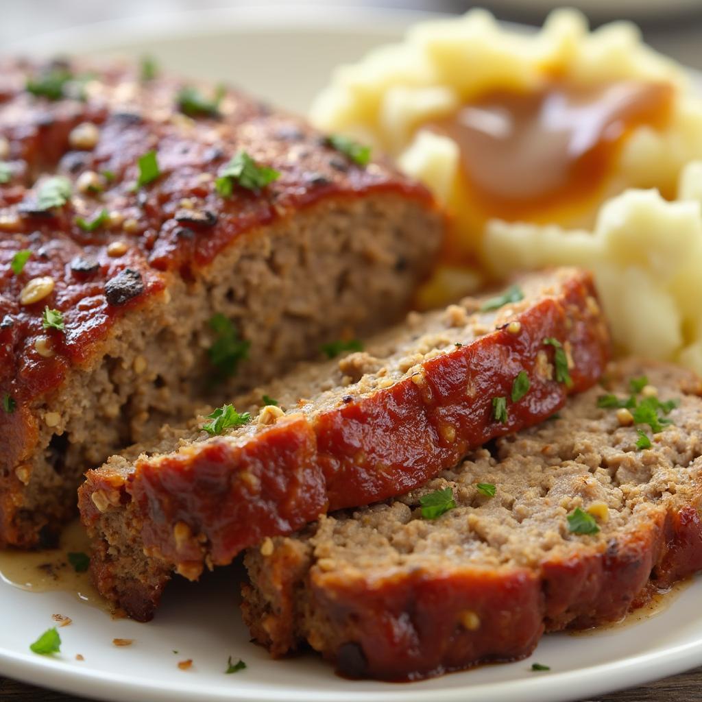 Meatloaf Made with Oats Instead of Breadcrumbs