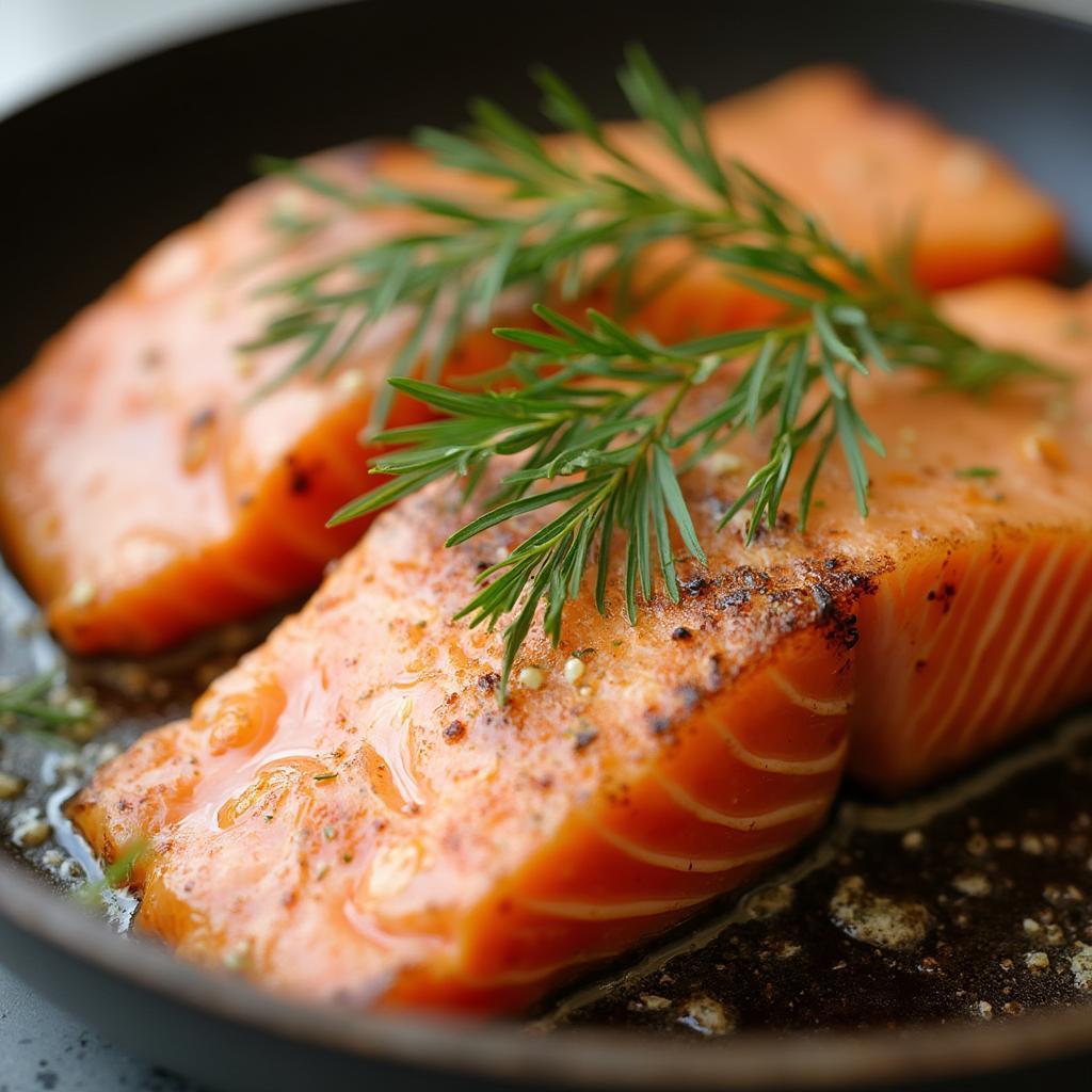 Simple Pan-Fried Canned Salmon