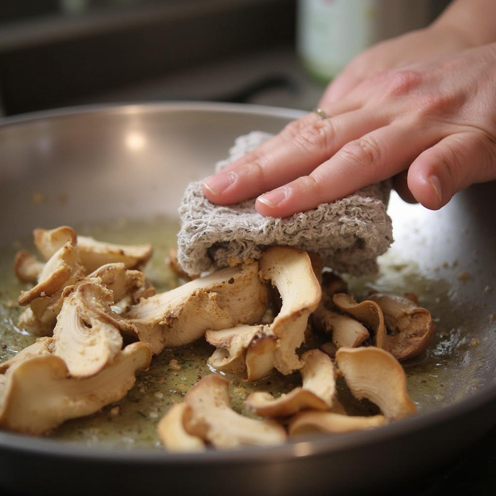 Cleaning Freshly Foraged Turkey Tail Mushrooms