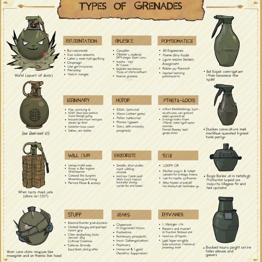 Different Types of Grenades and Their Functions