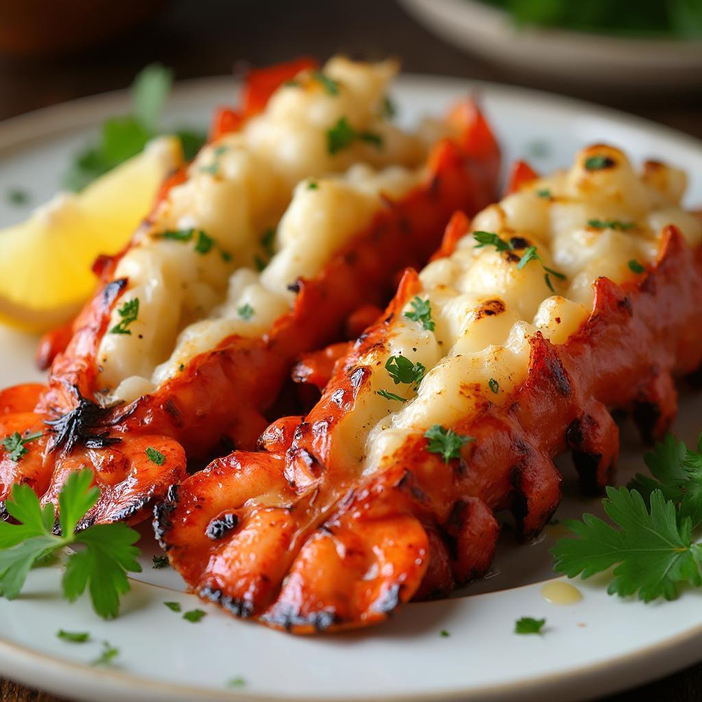 Grilled Lobster Halves