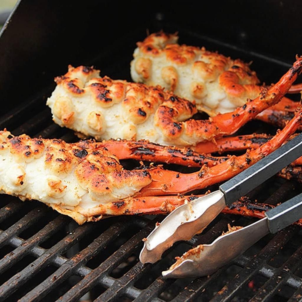 Grilled Snow Crab Legs with Char Marks