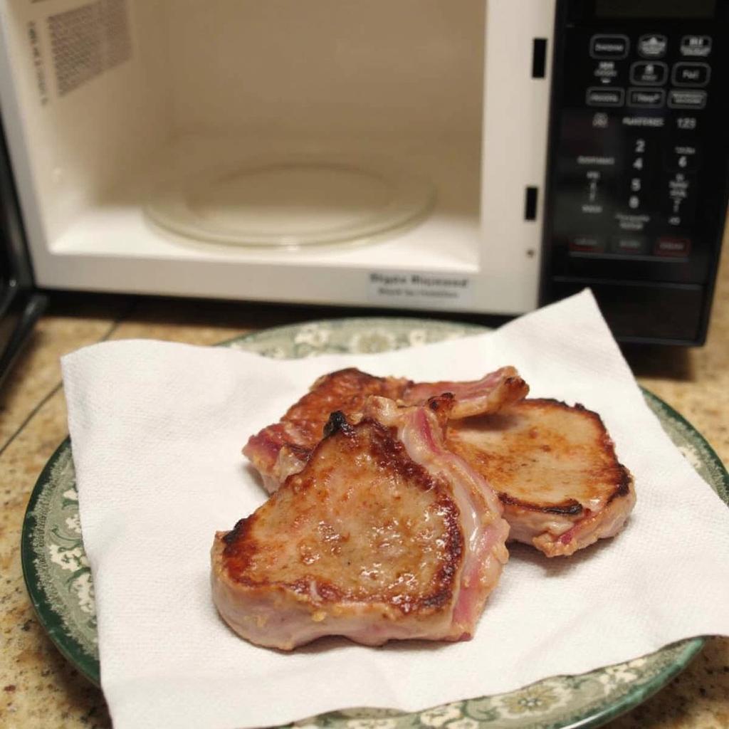 Reheating Smoked Pork Chops in the Microwave